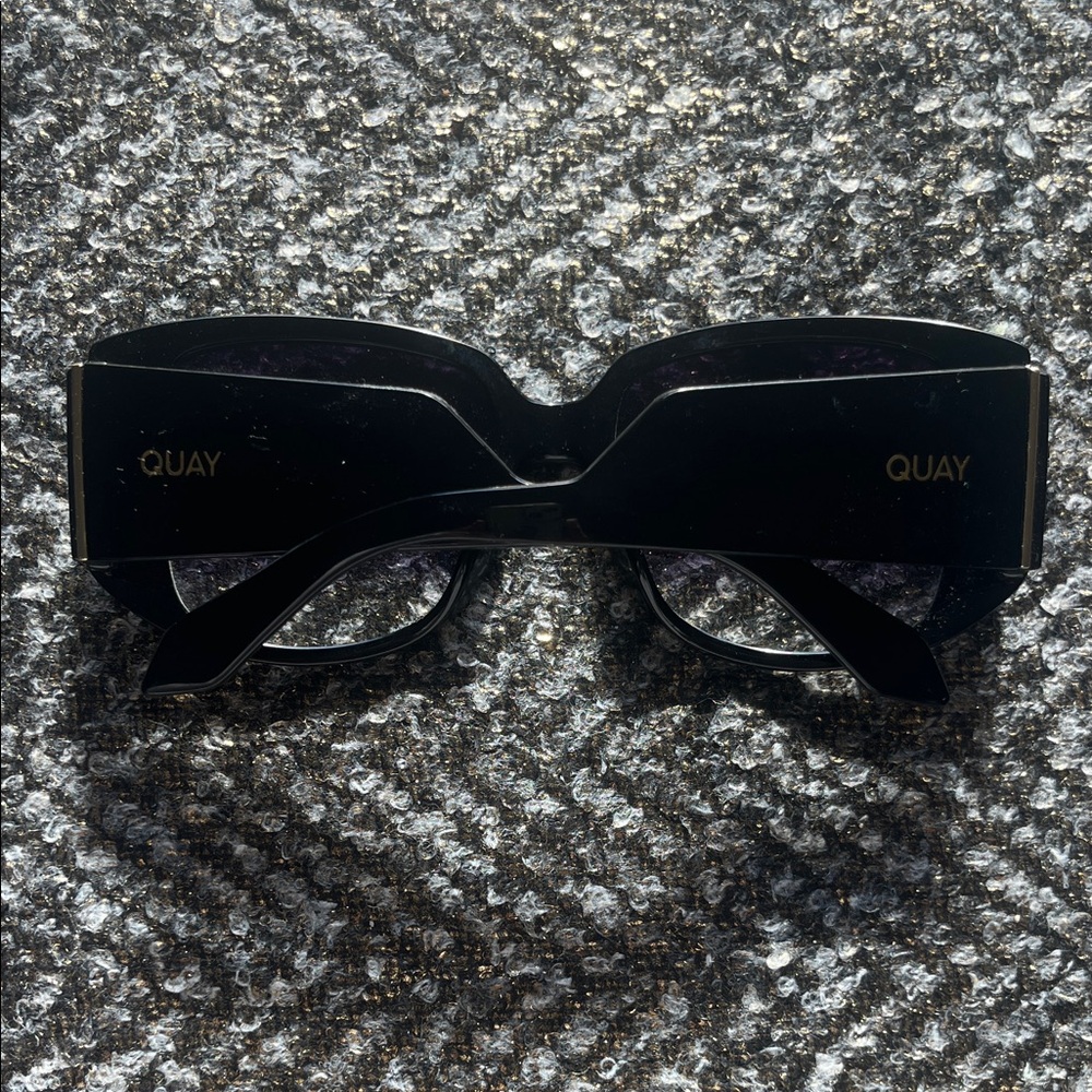 Quay Australia Sleek Black Glasses